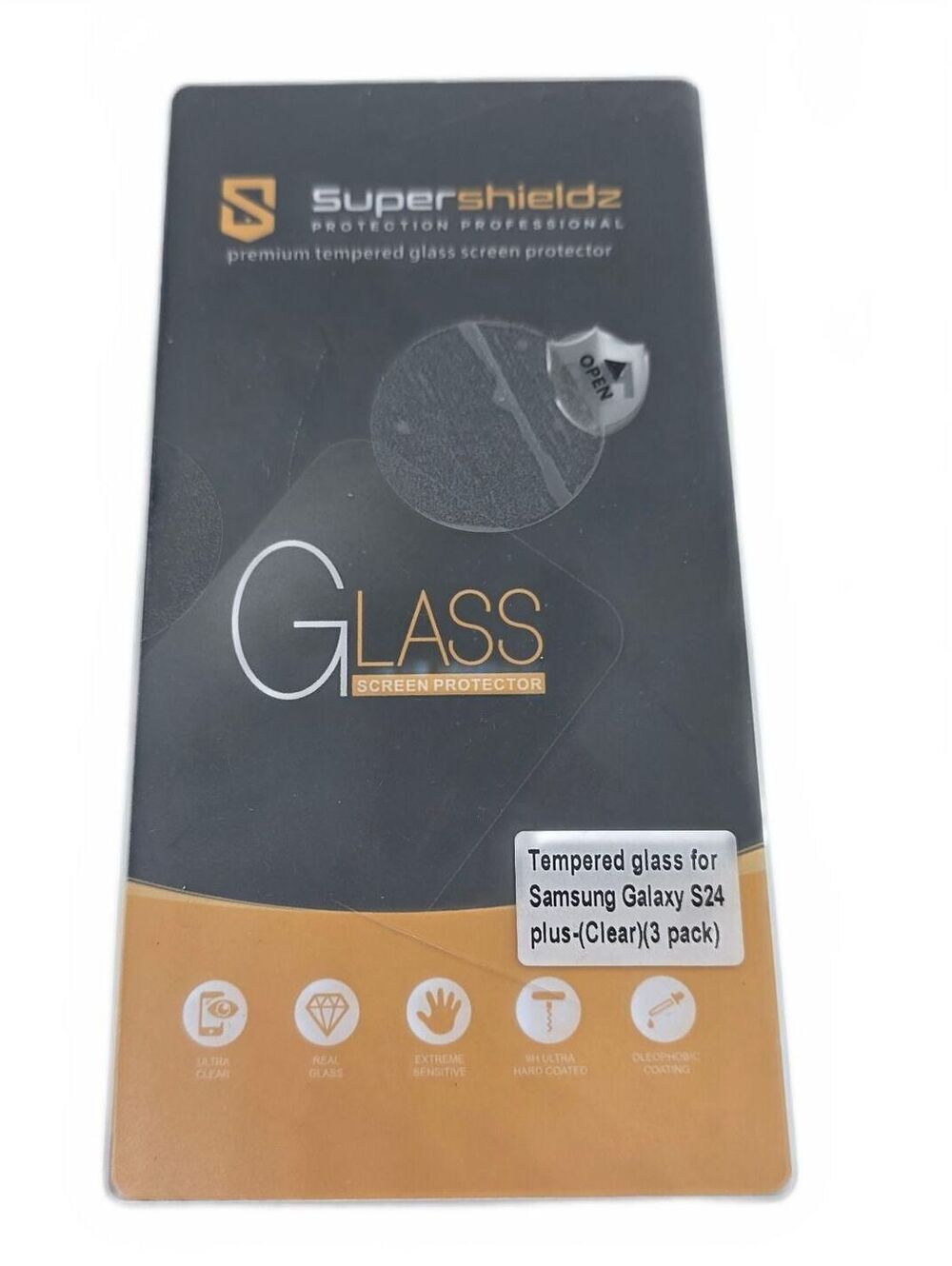 Supershieldz Tempered Glass Screen Protector ONLY 1of3 Samsung Galaxy S24+ READ